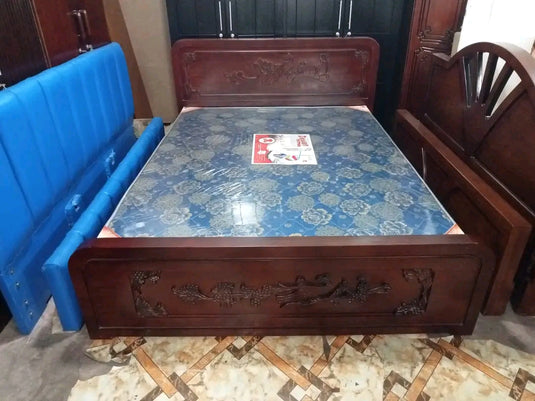 Mehgony Wooden  4ft/6ft Bed