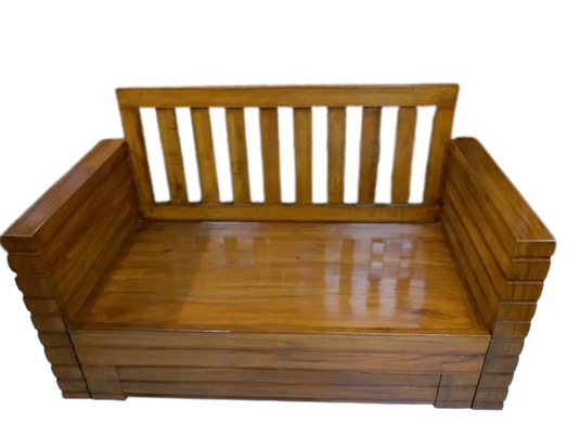 mehgony wooden Sofa Cum Bed
