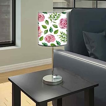 Table Lamp / Lamp Shade/ flower shade/Steel Stand Lamp Shade/Small Size Lamp