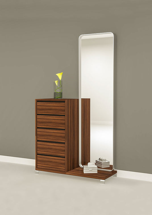 Dressing Table with Cabinet/Single Mirror with side drawer/Dressing Table/ Simple Dresser With Rack / Low Budget Dressing Table