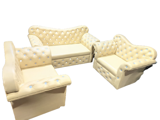 Sofa. Low Budget  Premium Quality Sofa Set.Chesterfield Artificial Leather Sofa. 2+2+1 sofa set.